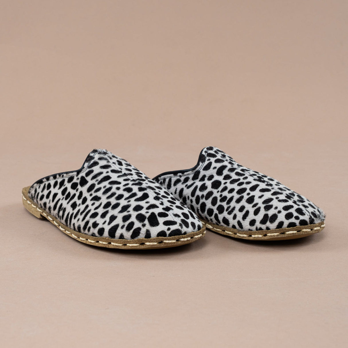 Women's Polka Dots Barefoot Slippers from Atlantis Handmade Shoes