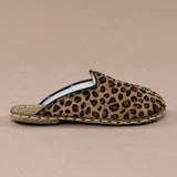 Men's Leopard Barefoot Shearlings from Atlantis Handmade Shoes