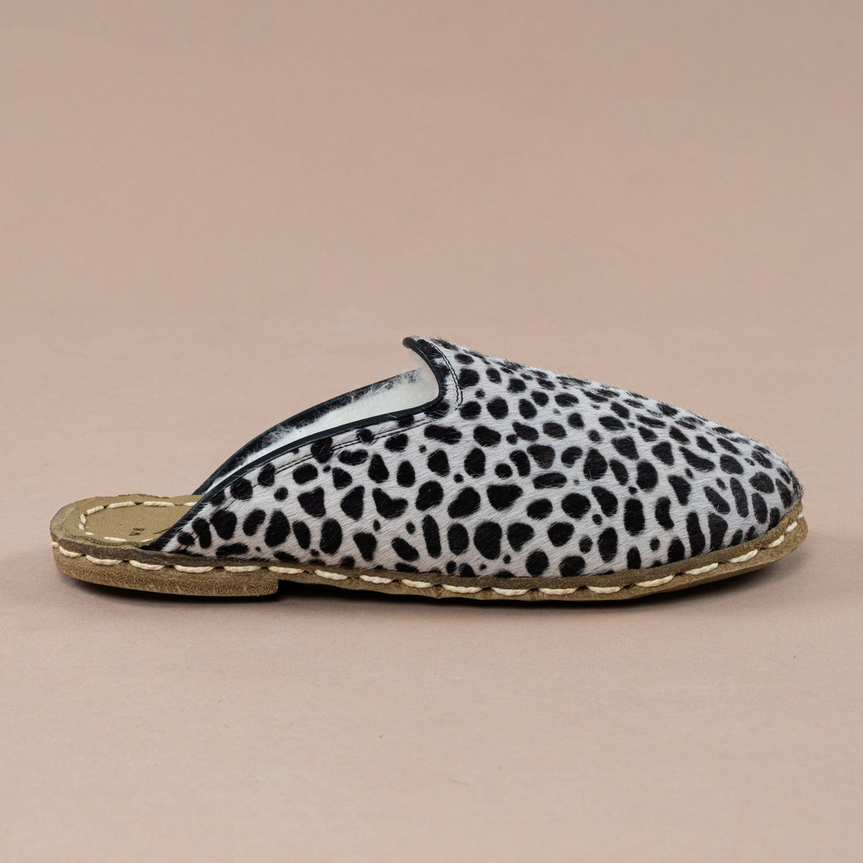 Men's Polka Dots Barefoot Shearlings from Atlantis Handmade Shoes