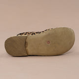 Women's Leopard Barefoot Slippers from Atlantis Handmade Shoes
