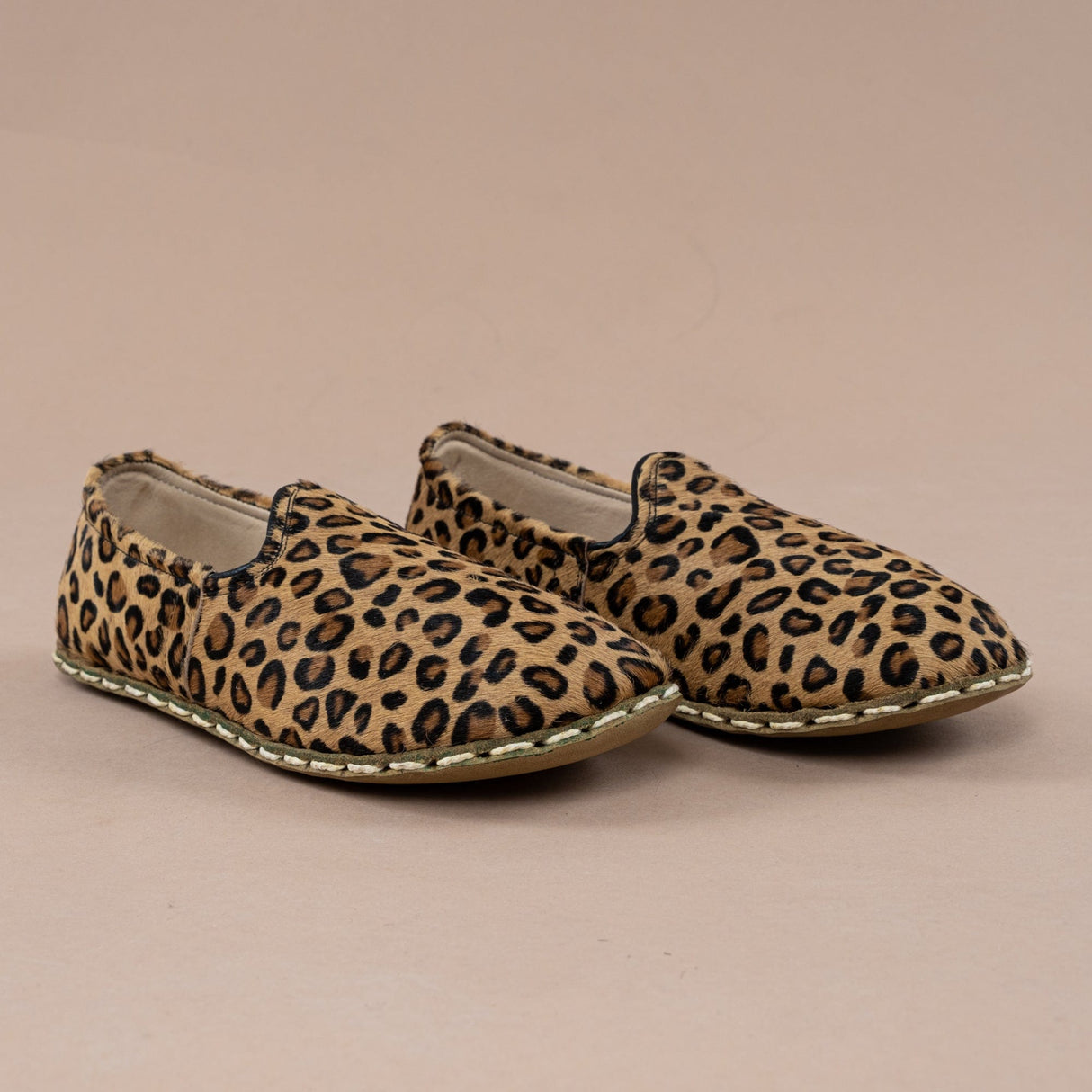 Women's Leopard Barefoots from Atlantis Handmade Shoes