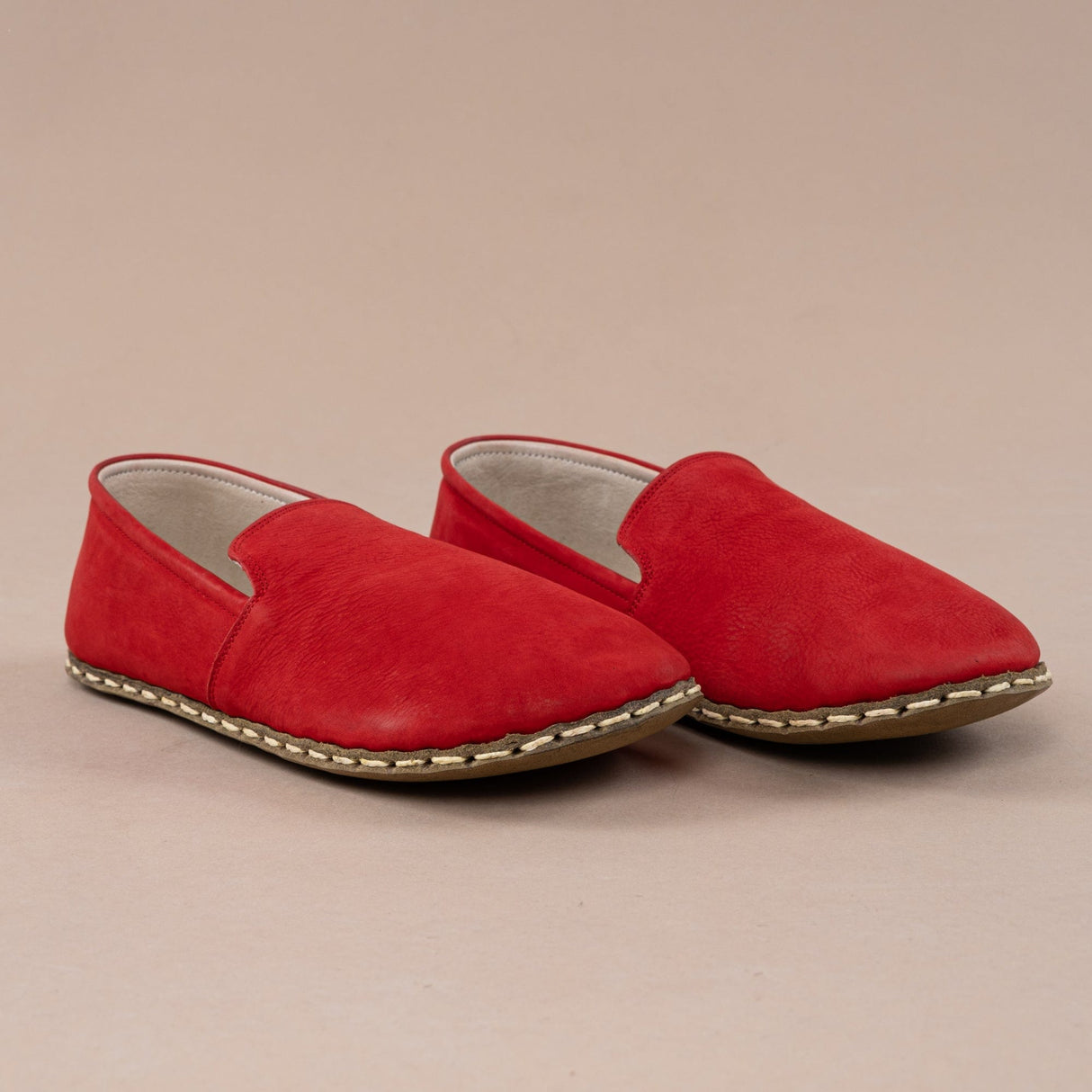 Men's Red Minimalists from Atlantis Handmade Shoes