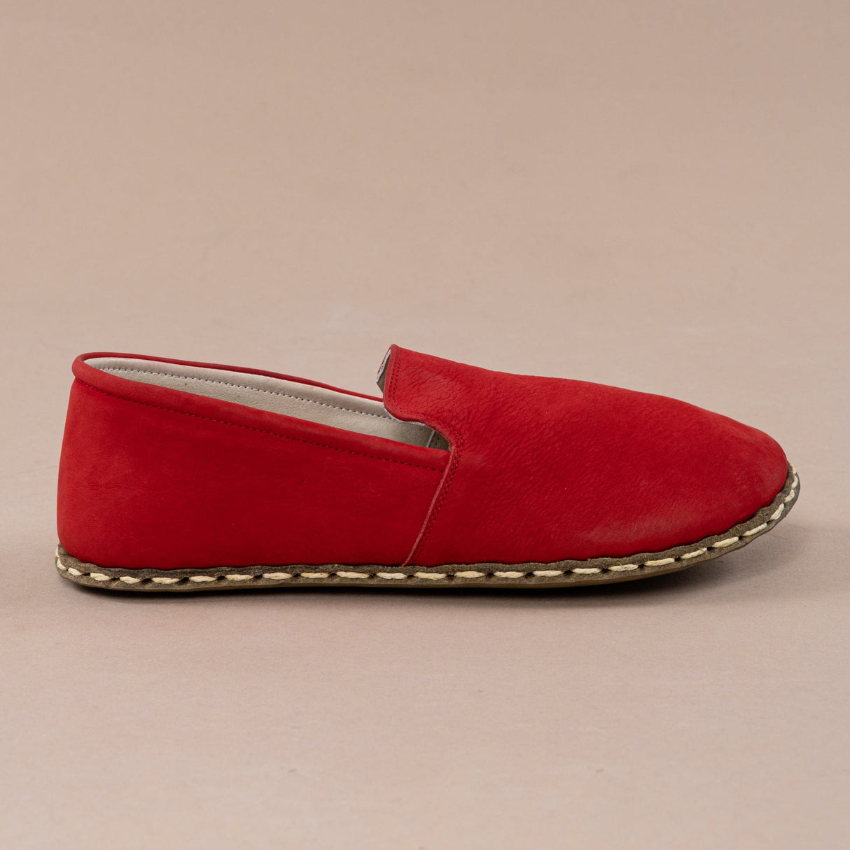 Men's Red Minimalists from Atlantis Handmade Shoes