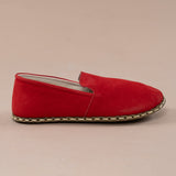 Women's Red Minimalists from Atlantis Handmade Shoes