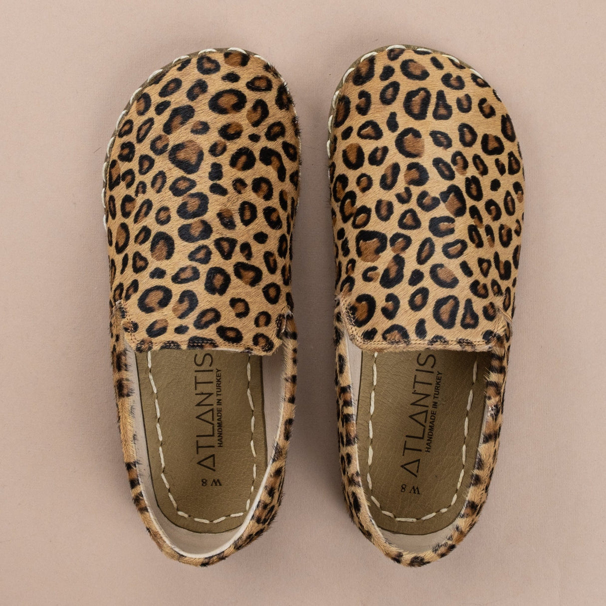 Men's Leopard Minimalists from Atlantis Handmade Shoes