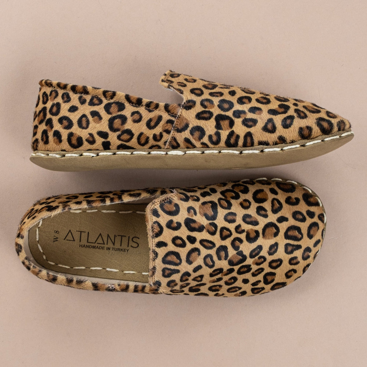 Men's Leopard Minimalists from Atlantis Handmade Shoes