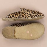 Women's Leopard Barefoot Slippers from Atlantis Handmade Shoes