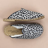 Men's Polka Dots Barefoot Shearlings from Atlantis Handmade Shoes