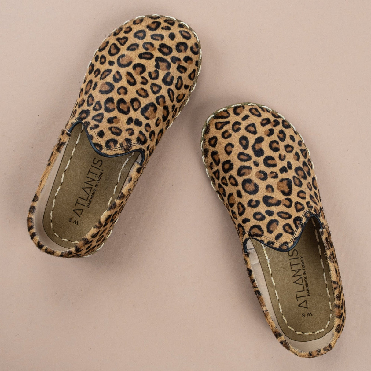 Women's Leopard Barefoots from Atlantis Handmade Shoes
