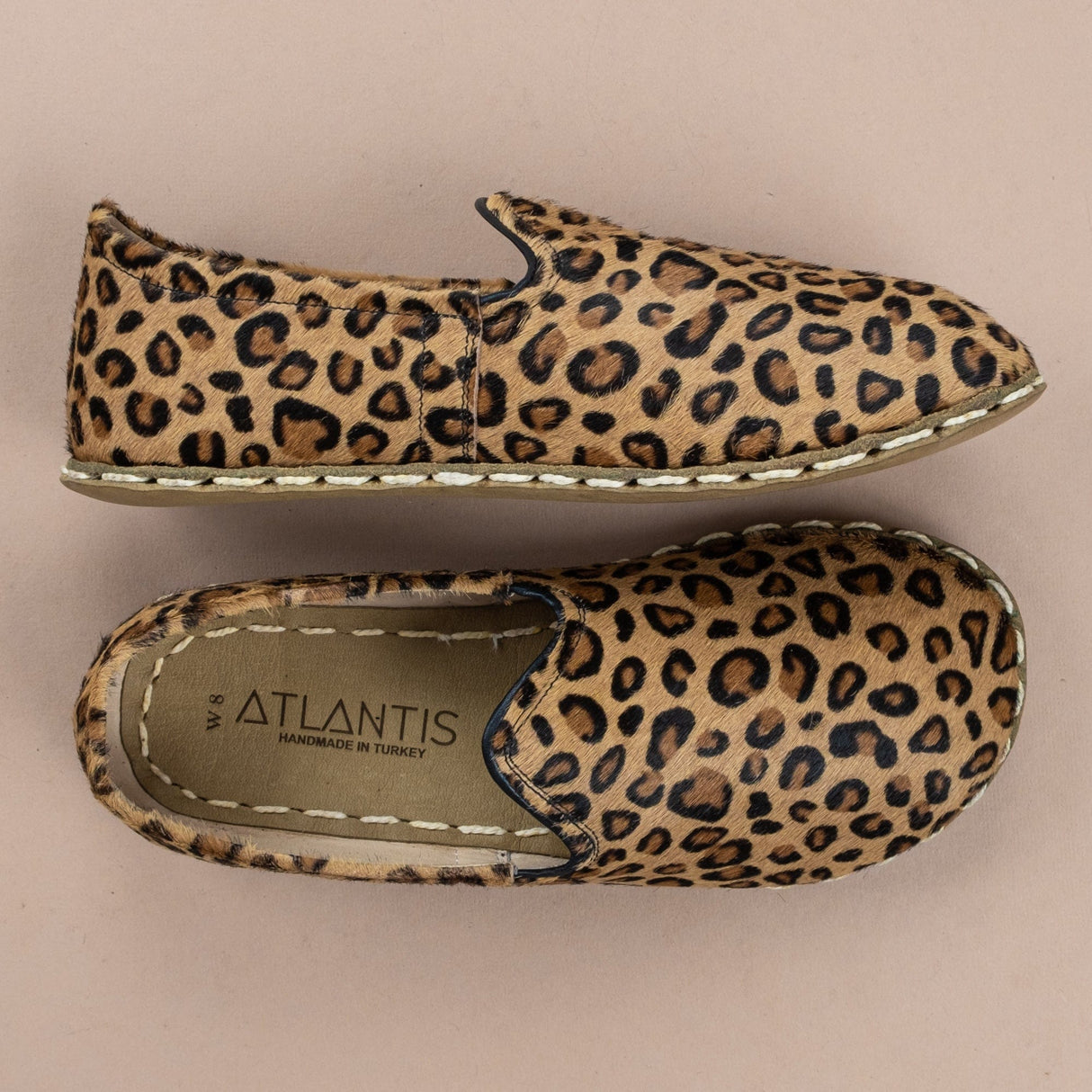 Women's Leopard Barefoots from Atlantis Handmade Shoes