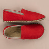 Men's Red Minimalists from Atlantis Handmade Shoes