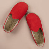Women's Red Barefoots from Atlantis Handmade Shoes