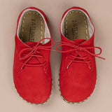 Women's Red Oxfords from Atlantis Handmade Shoes