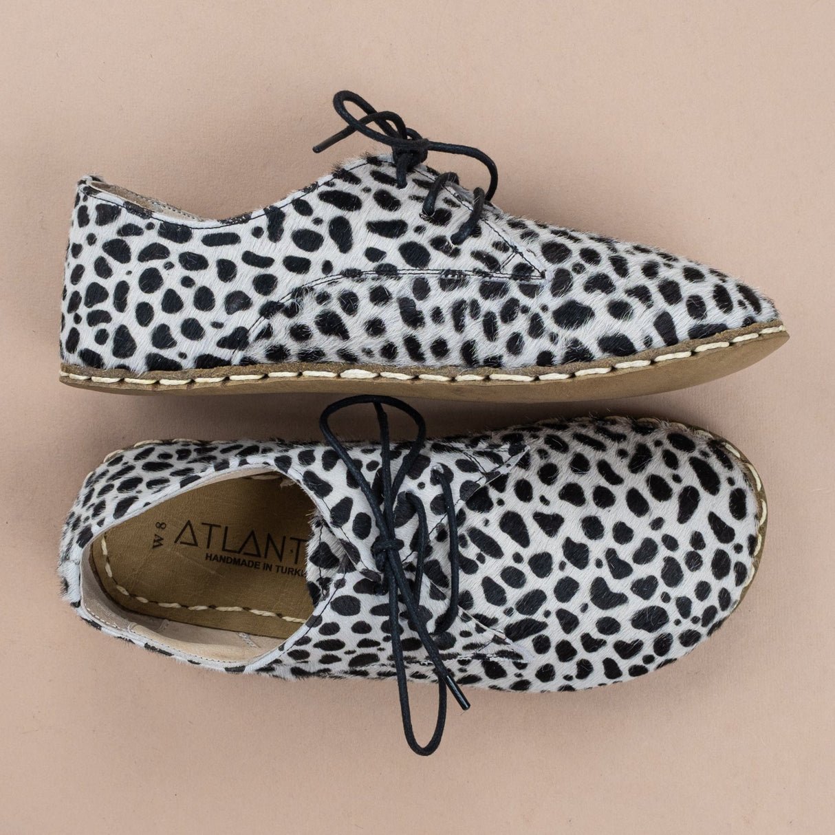 Women's Polka Dots Oxfords from Atlantis Handmade Shoes