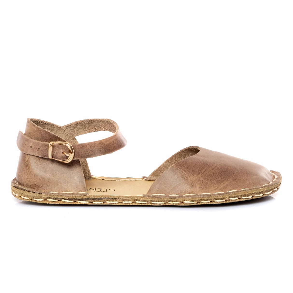 Tan Natural Barefoot Sandals from Atlantis Handmade Shoes