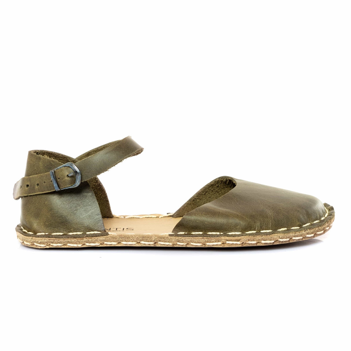Green Barefoot Sandals from Atlantis Handmade Shoes