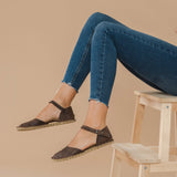 Coffee Barefoot Sandals from Atlantis Handmade Shoes