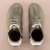 Men's Green Barefoot High Ankle Boots From Atlantis Handmade Shoes