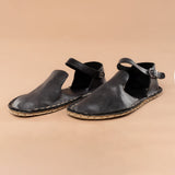 Black Closed Toe Barefoot Sandals from Atlantis Handmade Shoes