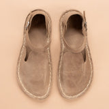 Tan Closed Toe Barefoot Sandals from Atlantis Handmade Shoes