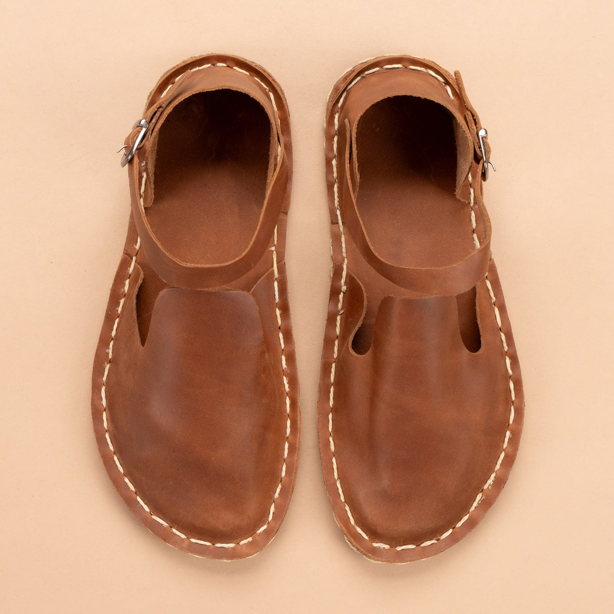 Lion Closed Toe Barefoot Sandals from Atlantis Handmade Shoes