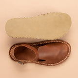 Lion Closed Toe Barefoot Sandals from Atlantis Handmade Shoes