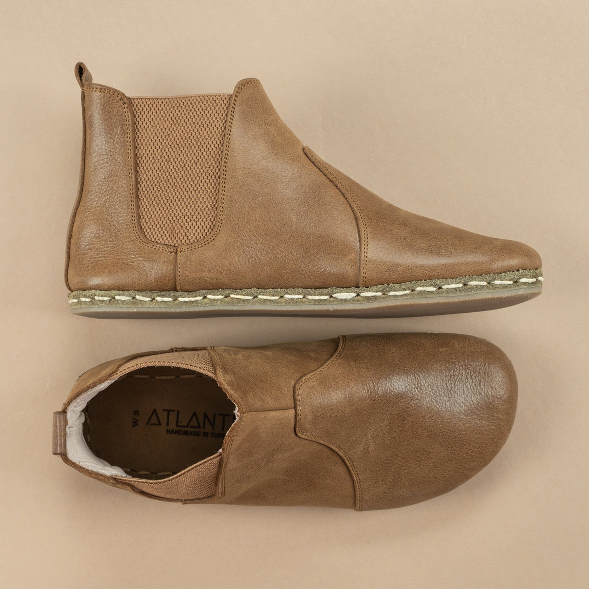 Women's Zaragoza Barefoot Chelsea Boots from Atlantis Handmade Shoes