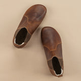 Men's Coffee Barefoot Chelsea Boots From Atlantis Handmade Shoes