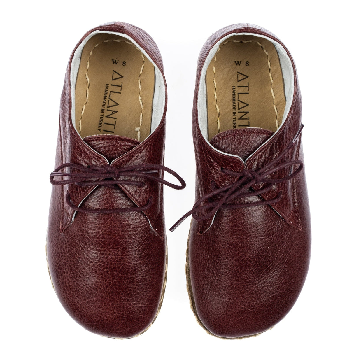 Women's Bordeaux Oxfords from Atlantis Handmade Shoes