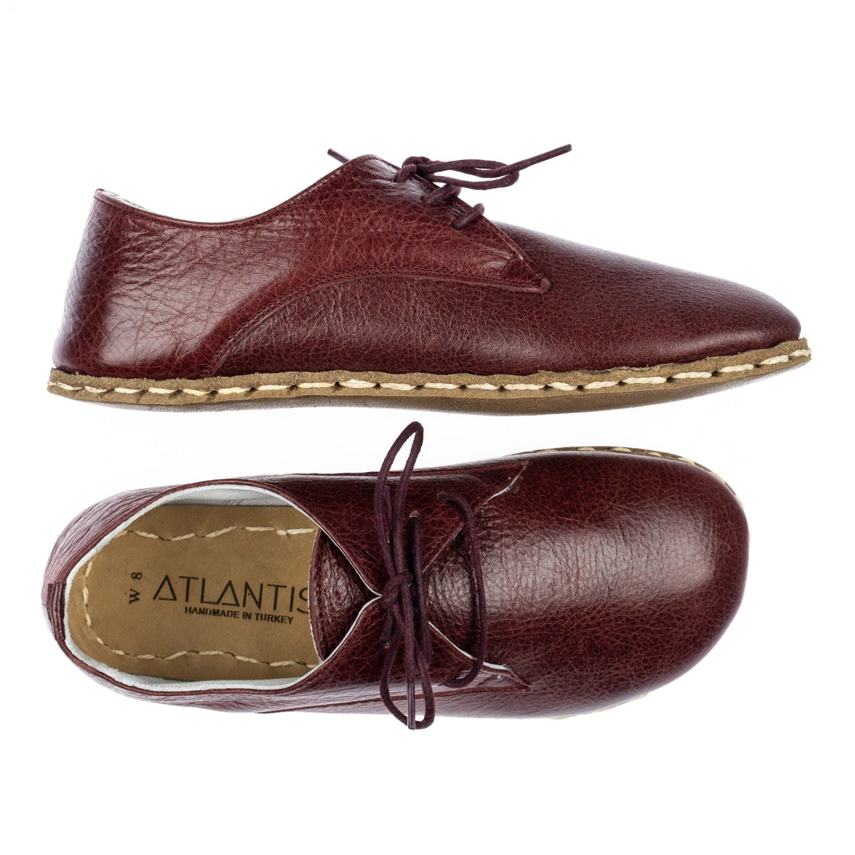 Women's Bordeaux Oxfords from Atlantis Handmade Shoes