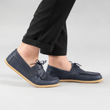 Women's Blue Boat Shoes from Atlantis Handmade Shoes