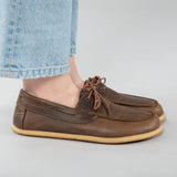 Women's Coffee Boat Shoes from Atlantis Handmade Shoes