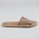 Tan Barefoot Slide Sandals from Atlantis Handmade Shoes