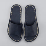 Blue Barefoot Slide Sandals from Atlantis Handmade Shoes