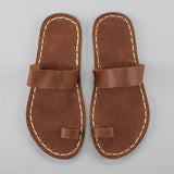 Lion Barefoot Thong Sandals from Atlantis Handmade Shoes