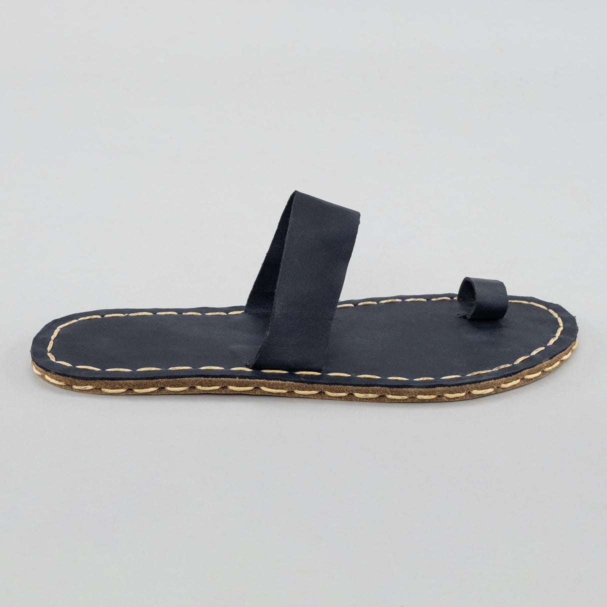 Blue Barefoot Thong Sandals from Atlantis Handmade Shoes