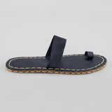 Blue Barefoot Thong Sandals from Atlantis Handmade Shoes
