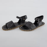 Black Opened Toe Barefoot Sandals from Atlantis Handmade Shoes