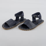Blue Opened Toe Barefoot Sandals from Atlantis Handmade Shoes