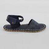 Blue Opened Toe Barefoot Sandals from Atlantis Handmade Shoes