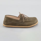 Men's Green Boat Shoes from Atlantis Handmade Shoes