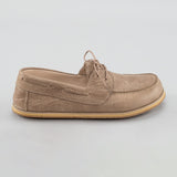 Men's Tan Boat Shoes from Atlantis Handmade Shoes