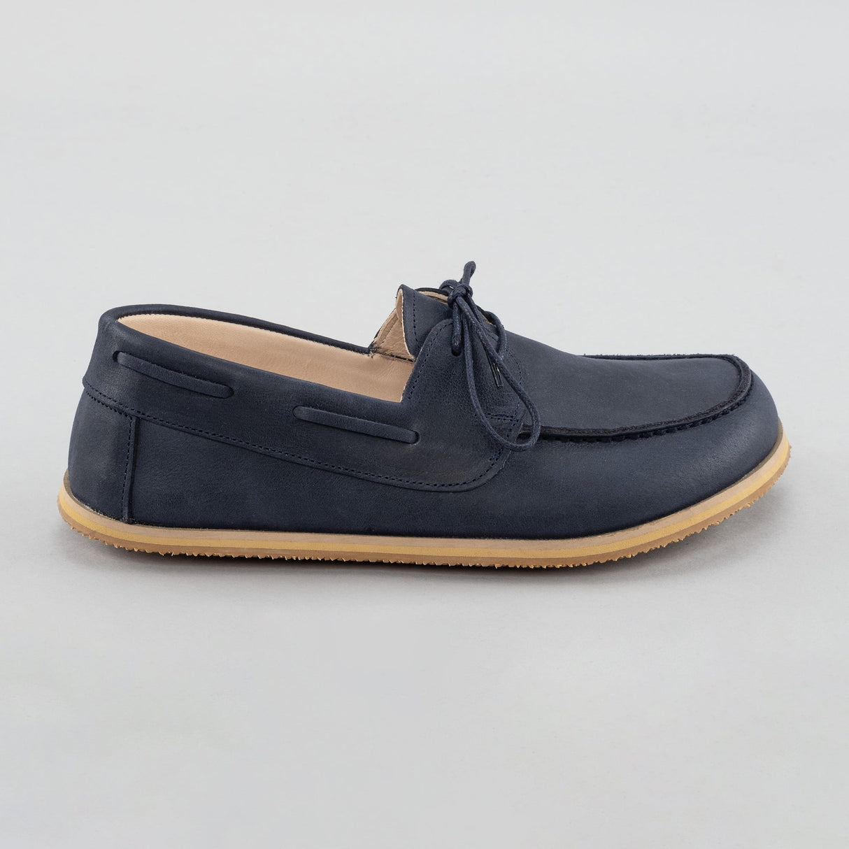 Women's Blue Boat Shoes from Atlantis Handmade Shoes