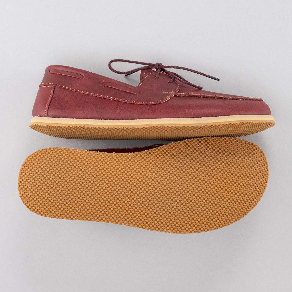 Men's Red Boat Shoes from Atlantis Handmade Shoes