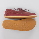 Men's Red Boat Shoes from Atlantis Handmade Shoes