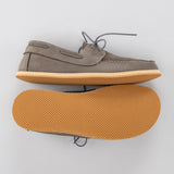 Men's Gray Boat Shoes from Atlantis Handmade Shoes