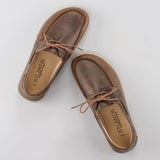 Men's Coffee Boat Shoes from Atlantis Handmade Shoes