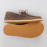 Men's Coffee Boat Shoes from Atlantis Handmade Shoes
