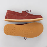 Women's Burgundy Boat Shoes from Atlantis Handmade Shoes