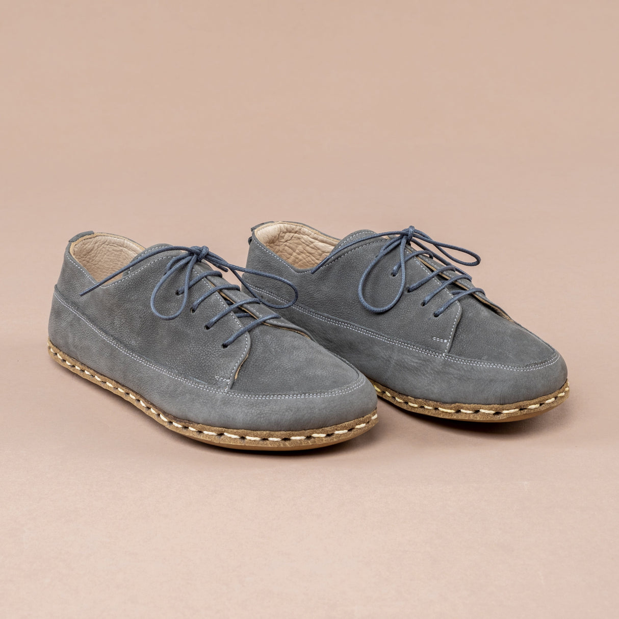 Men's Gray Barefoot Sneakers from Atlantis Handmade Shoes